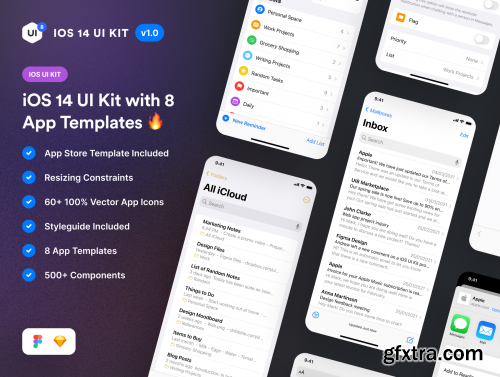 iOS 14 UI Kit