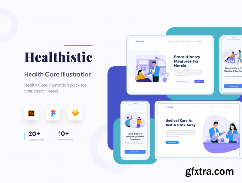 Healthisthic - Healthcare Illustration