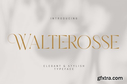 Walterosse - Elegant Stylish Display Serif