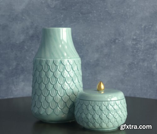 H&M Home Tall stoneware vase