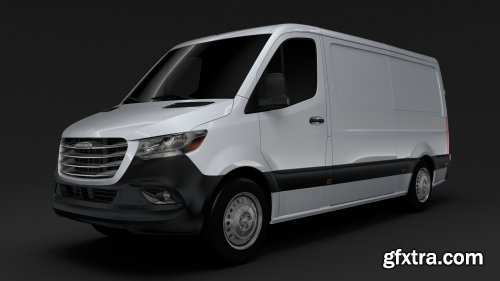 Turbosquid - Freightliner Sprinter Panel Van L2H1 RWD 2019