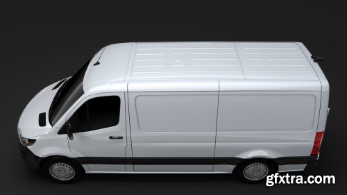 Turbosquid - Freightliner Sprinter Panel Van L2H1 RWD 2019