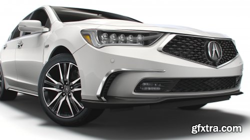 Cgtrader - Acura RLX SH AWD 2021 3D model