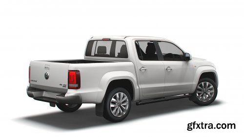 Turbosquid - Volkswagen Amarok Highline DoubleCab UK-spec 2020