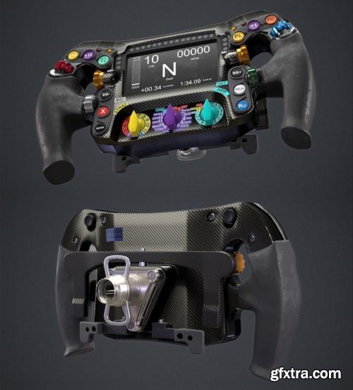 Mercedes W07 F1 Steering Wheel 