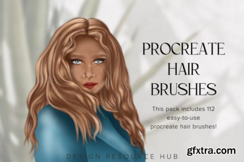 Procreate Hair Brush Set