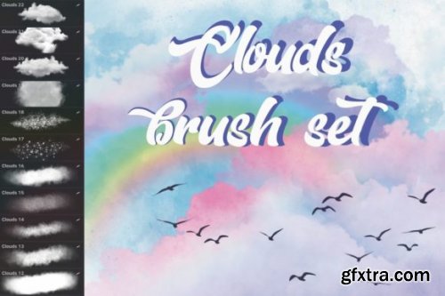 Cloud Procreate Brushes