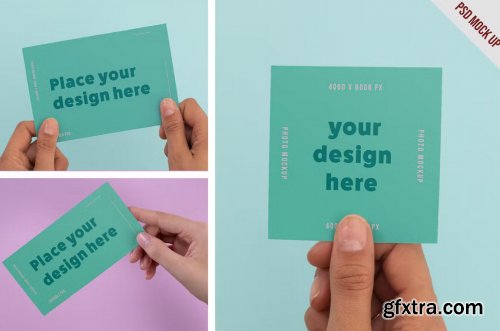 Editable Cards Mockup