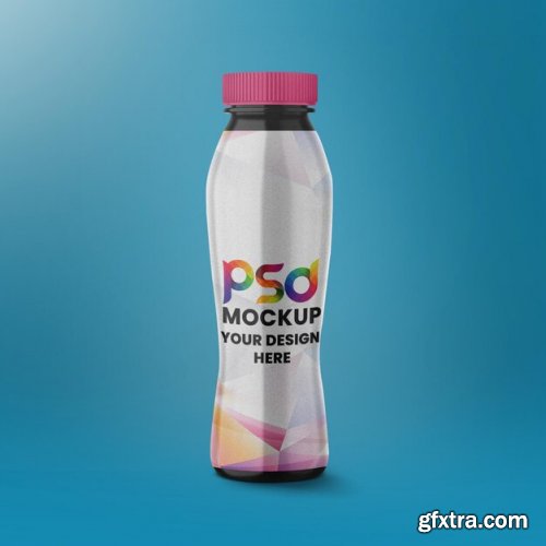 Plastic bottle mockup