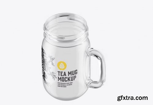 Clear Glass Mug Mockup