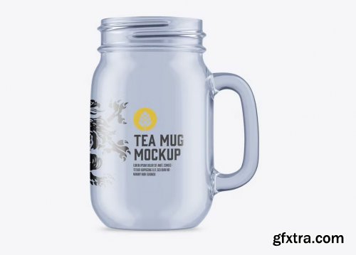 Clear Glass Mug Mockup