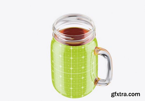 Clear Glass Mug Mockup