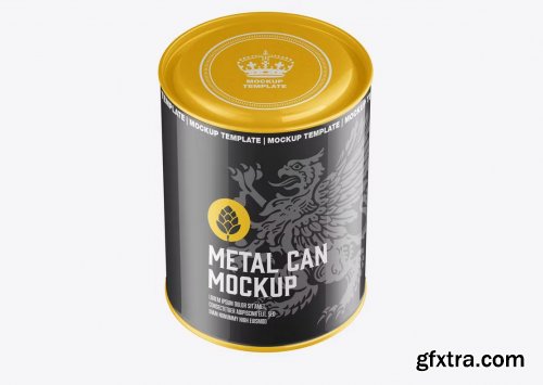 Metal Can Mockup