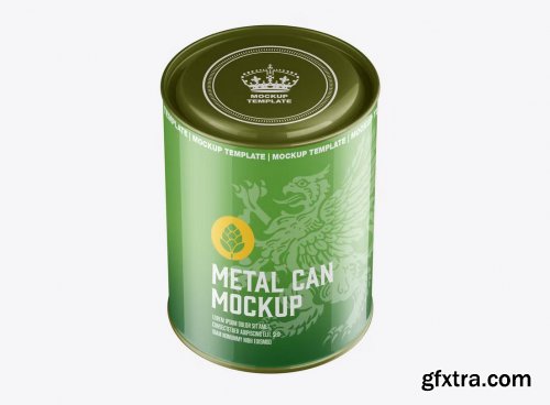 Metal Can Mockup