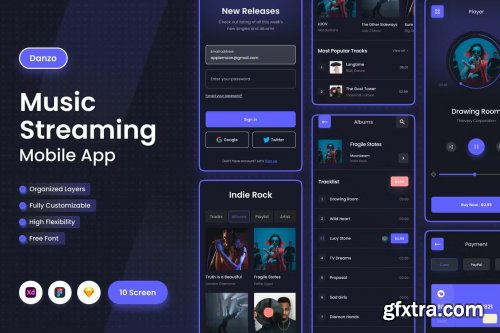 Danzo - Music Streaming Mobile App