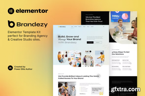 ThemeForest - Brandezy – Branding Agency & Creative Studio Elementor Template Kit