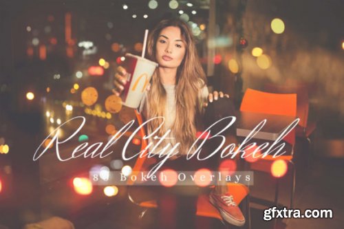 80 Real City Bokeh Lights