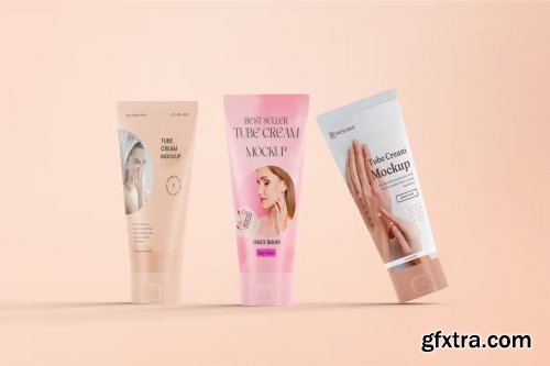 Cream Tube Mockups