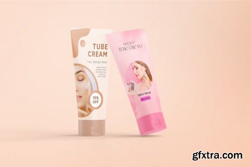 Cream Tube Mockups