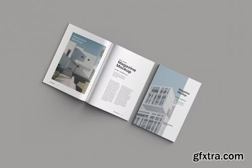 Minimalist A4 Magazine Mockup