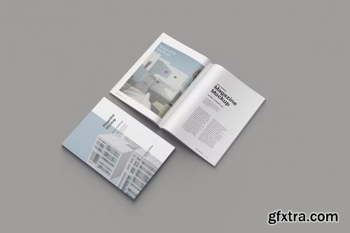 Minimalist A4 Magazine Mockup