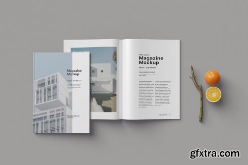 Minimalist A4 Magazine Mockup