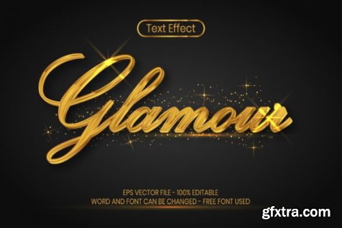 8 Gold Text Effect Style Collection