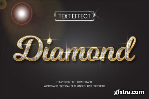 8 Gold Text Effect Style Collection