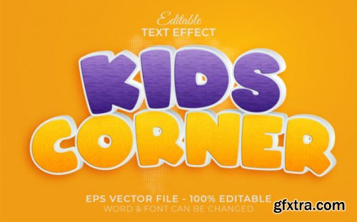 Collections of Text Effect Kids Style