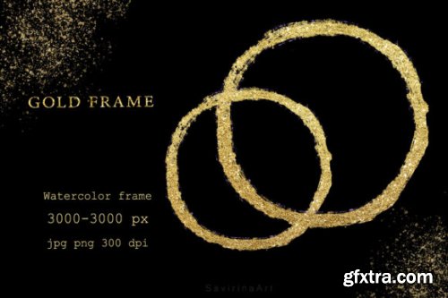 Gold Frame Geometric,Card Wedding Decor