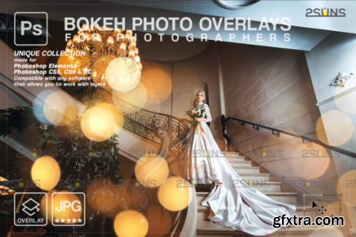  Bokeh Light Photo Overlays