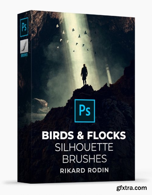 Rikard Rodin - Nucly Birds and Flocks - Photoshop Brushes