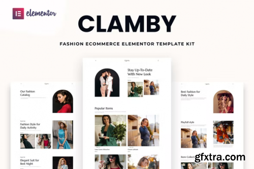 ThemeForest - Clamby - Fashion Ecommerce Elementor Template Kit 