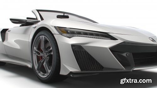 Cgtrader - Acura NSX Type S Cabrio 2022 3D model