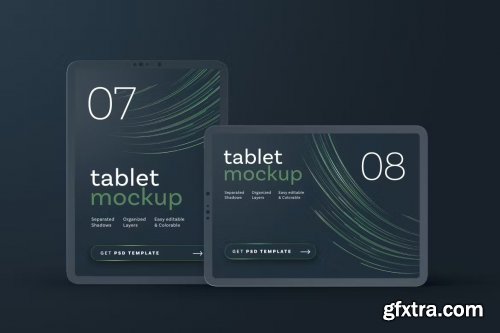 Dark Clay Multi Device Mockup Set