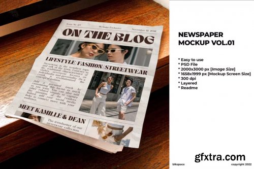 Newspaper Mockup Vol.01