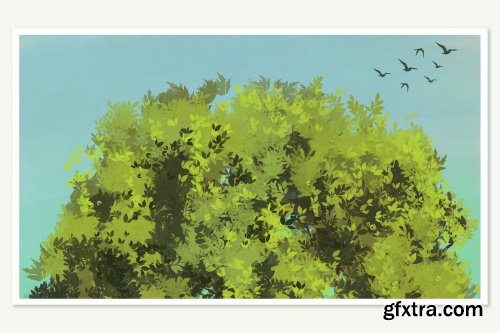 Procreate Foliage brushes