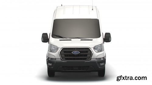 Cgtrader - Ford Transit Van L3H3 Trend 2021 3D model