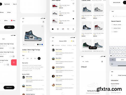 Shoesly - Brand Marketplace App UI Kit