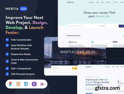 Inertia Multipurpose Bootstrap 5