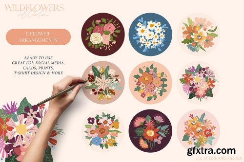 CreativeMarket - Wildflowers Collection 6635876