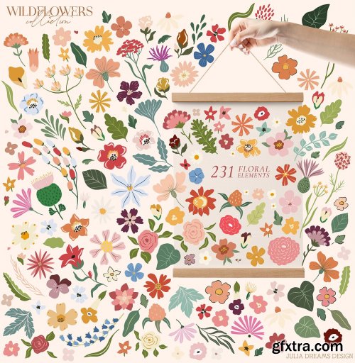 CreativeMarket - Wildflowers Collection 6635876