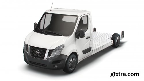 Cgtrader - Nissan NV400 FWD LL35 L3H1 Platform Cab 2014 3D model