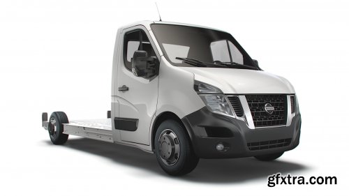 Cgtrader - Nissan NV400 FWD LL35 L3H1 Platform Cab 2014 3D model