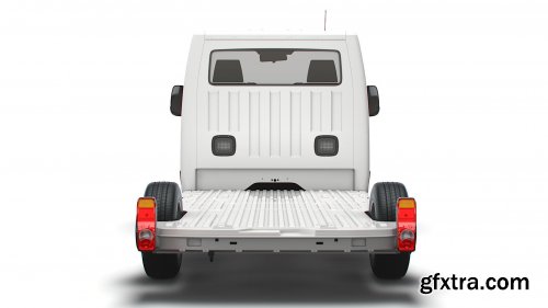 Cgtrader - Nissan NV400 FWD LL35 L3H1 Platform Cab 2014 3D model