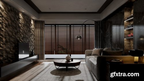 Sketchup Living Room Interior 