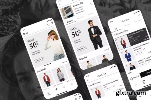 Ayan - Fashion E-commerce App Design Template