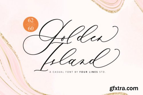  Golden Island Font