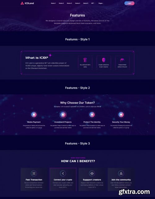 ThemeForest - ICOLand | ICO landing page & ICO Crypto Template 36942878