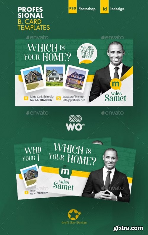 GraphicRiver - Real Estate Business Card Templates 37260084